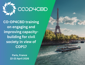 Featured image for Save the date: CO-OP4CBD training session on engaging and improving capacity-building for civil society in view of COP17