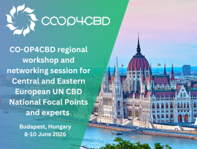Featured image for Upcoming CO-OP4CBD regional workshop and networking session for CEE UN CBD National Focal Points and experts