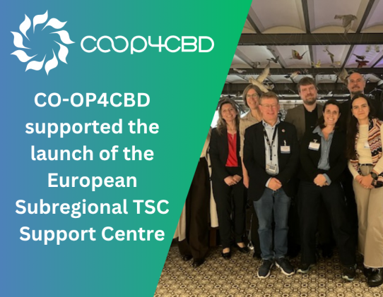 Featured image for The launch of the European Subregional Technical and Scientific Cooperation Support Centre was supported by CO-OP4CBD