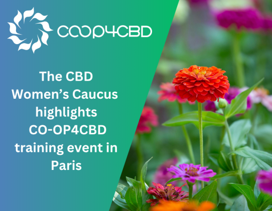 Featured image for The CBD Women’s Caucus highlights CO-OP4CBD training event in Paris