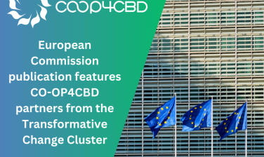 Featured image for CO-OP4CBD partners from the Transformative Change Cluster featured in European Commission publication
